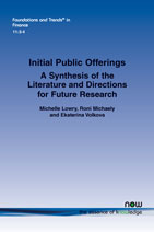 Initial Public Offerings: A Synthesis of the Literature and Directions for Future Research