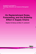 On Replenishment Rules, Forecasting, and the Bullwhip Effect in Supply Chains