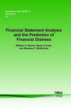 Financial Statement Analysis and the Prediction of Financial Distress