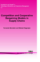 Competition and Cooperative Bargaining Models in Supply Chains