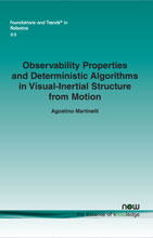 Observability Properties and Deterministic Algorithms in Visual-Inertial Structure from Motion