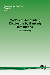 Models of Accounting Disclosure by Banking Institutions