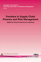 Special Issue: Frontiers in Supply Chain Finance and Risk Management