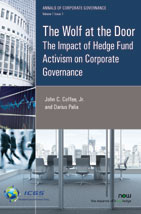 The Wolf at the Door: The Impact of Hedge Fund Activism on Corporate Governance