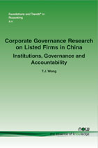 Corporate Governance Research on Listed Firms in China: Institutions, Governance and Accountability