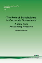 The Role of Stakeholders in Corporate Governance: A View from Accounting Research