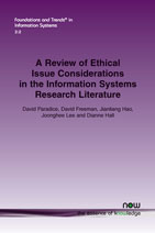 A Review of Ethical Issue Considerations in the Information Systems Research Literature