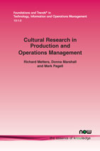 Cultural Research in the Production and Operations Management Field