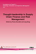 Special Issue: Thought-leadership in Supply Chain Finance and Risk Management